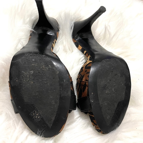 Guess Animal Print Slip on Heels - Picture 7 of 12